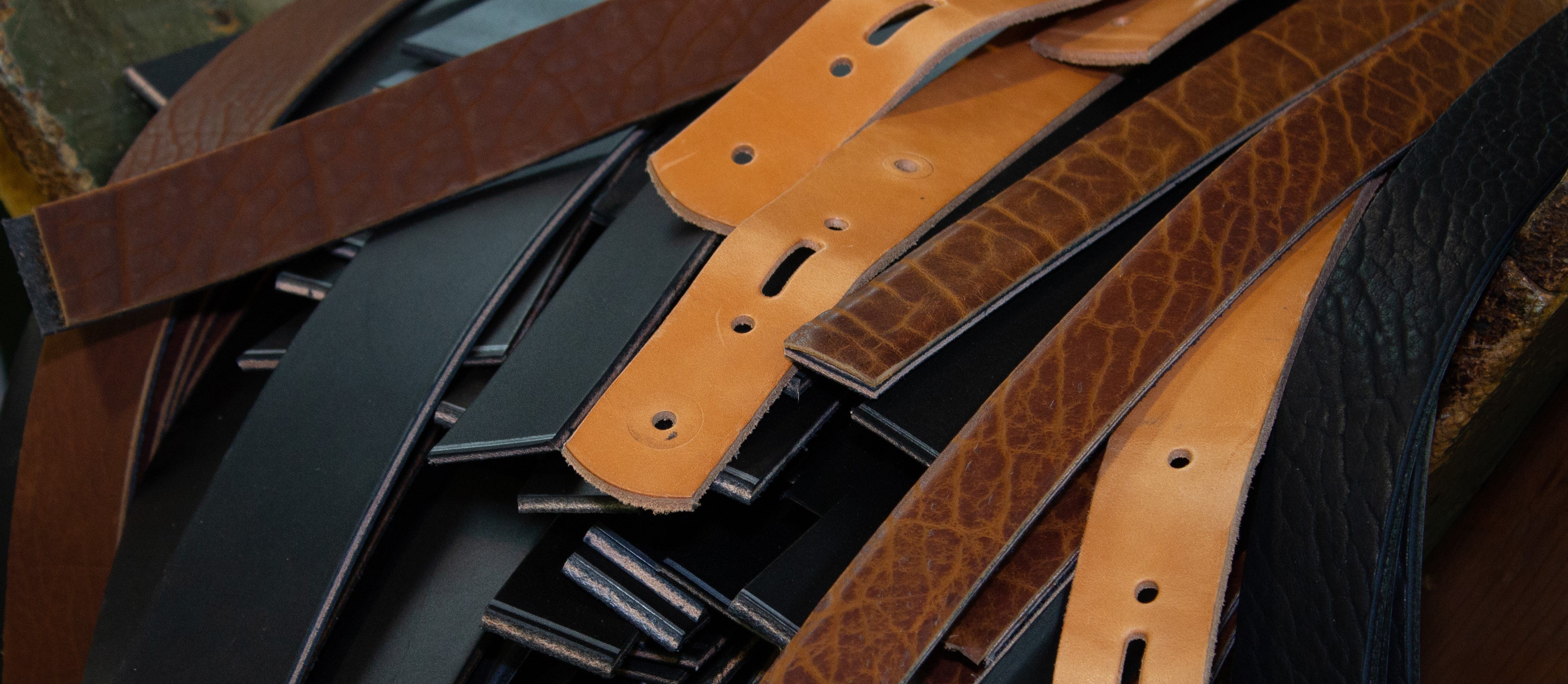 Grease leather belt nature, Brown | Manufactum