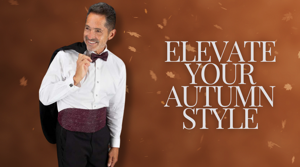 Elevate your autumn style with men's formalwear accessories