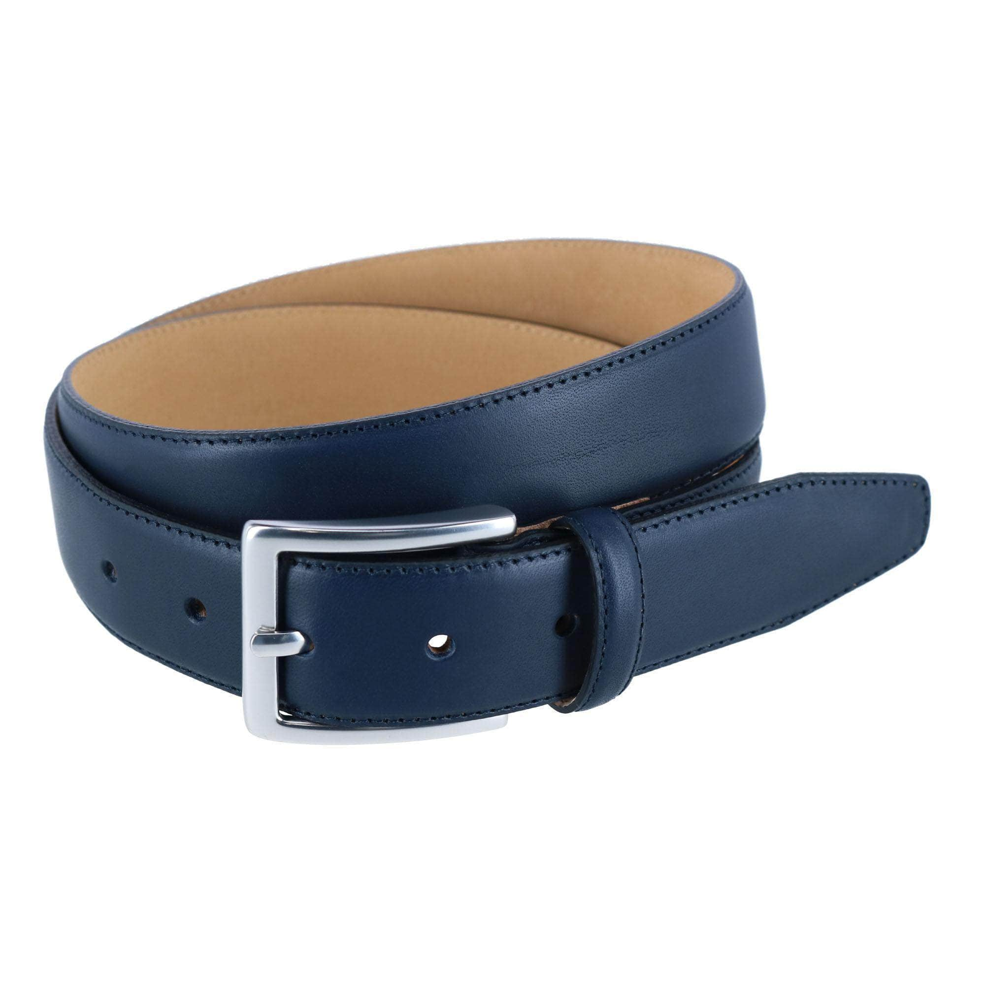 Orion Smooth Calfskin 35mm Dress Belt by Trafalgar Men's Accessories