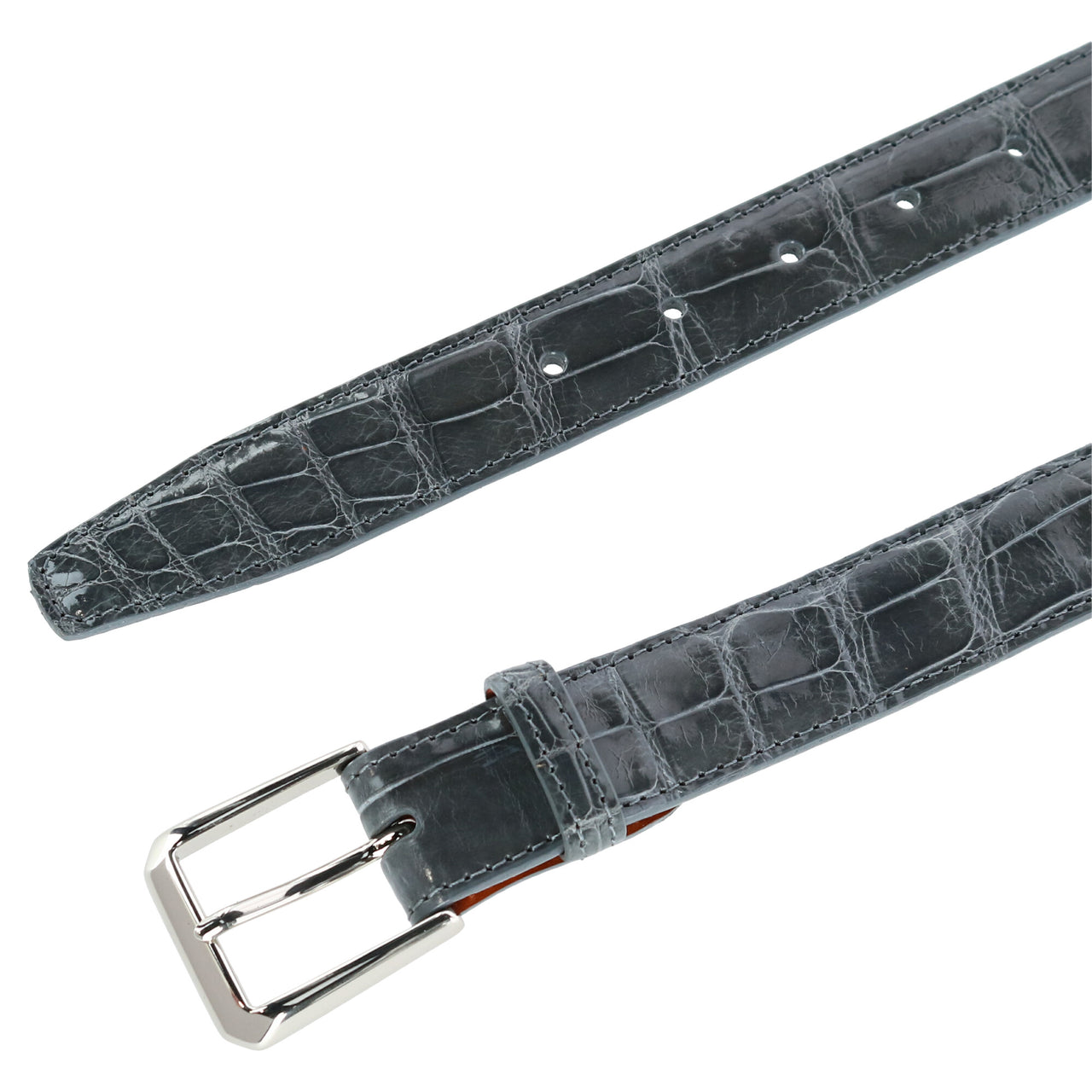 Classic 30MM Genuine Glazed Alligator Belt by Trafalgar Men's Accessories