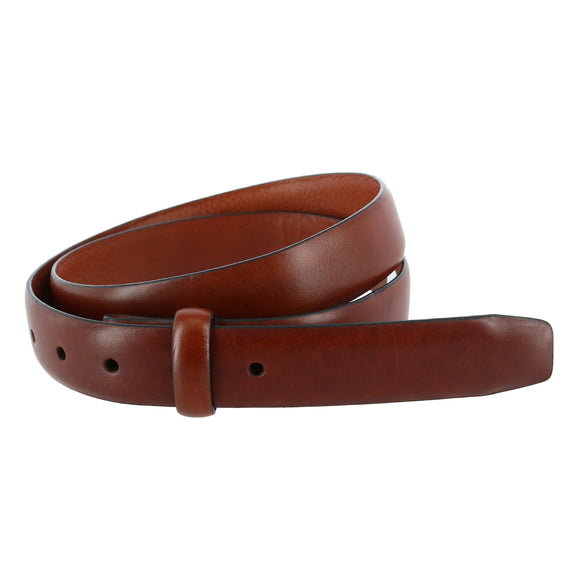 Cortina Leather 30mm No Buckle  Harness Belt Strap