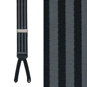 Black with Grey Stripe