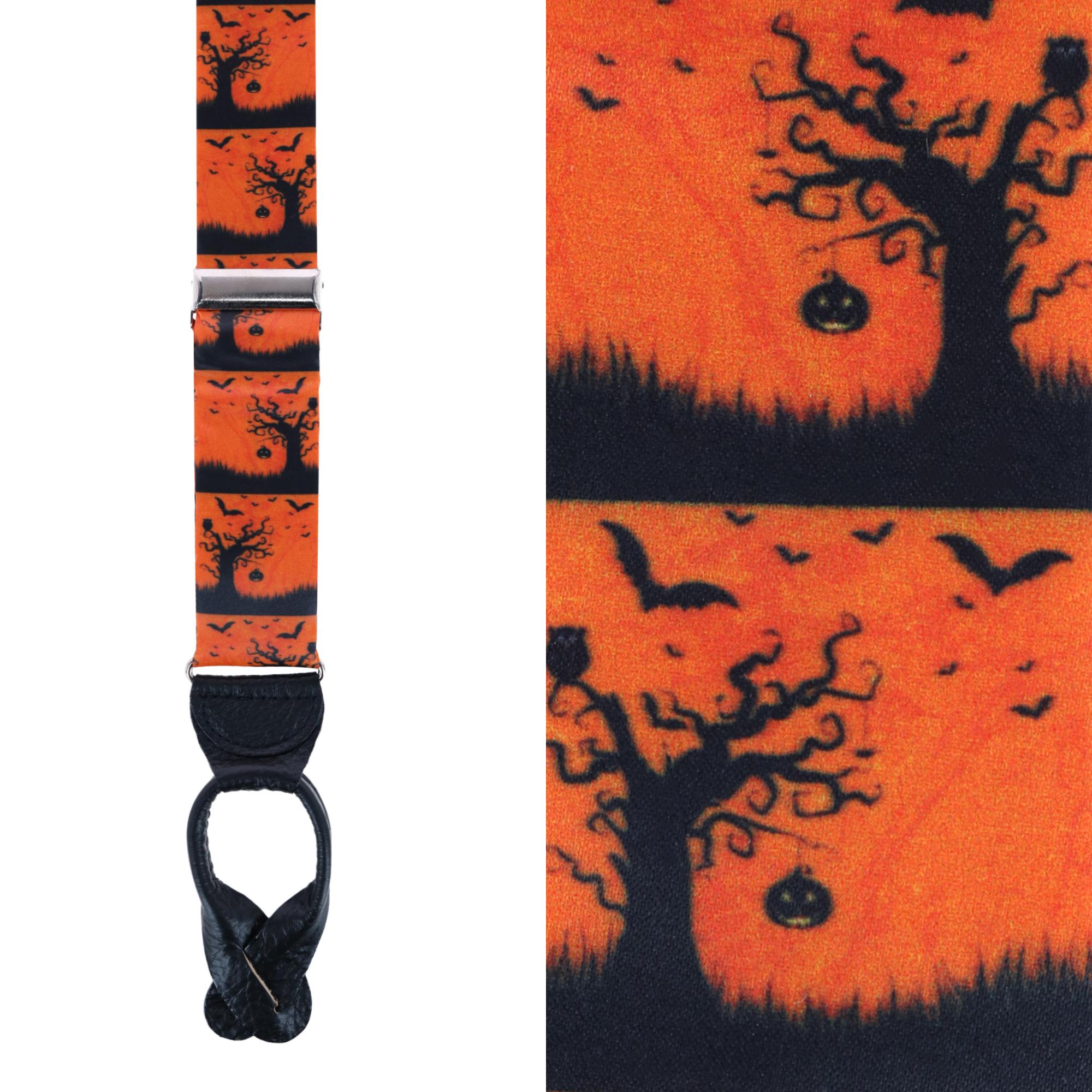 TRAFALGAR SILK sale SPIDER WEB BRACES / SUSPENDERS Halloween