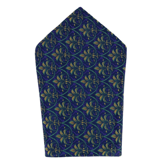 The French Quarter Fleur dis Lis Silk Novelty Pocket Square