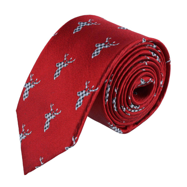 Comet the Reindeer Novelty Silk Necktie