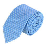 Light Blue with Dark Blue Contrast Polka Dot