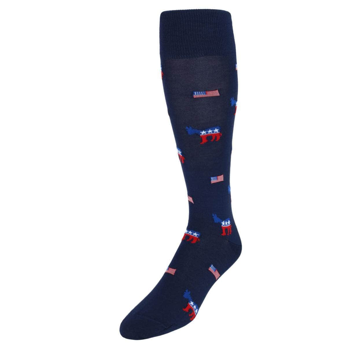 Show Your Support Political Party Over The Calf Socks (1 Pair)