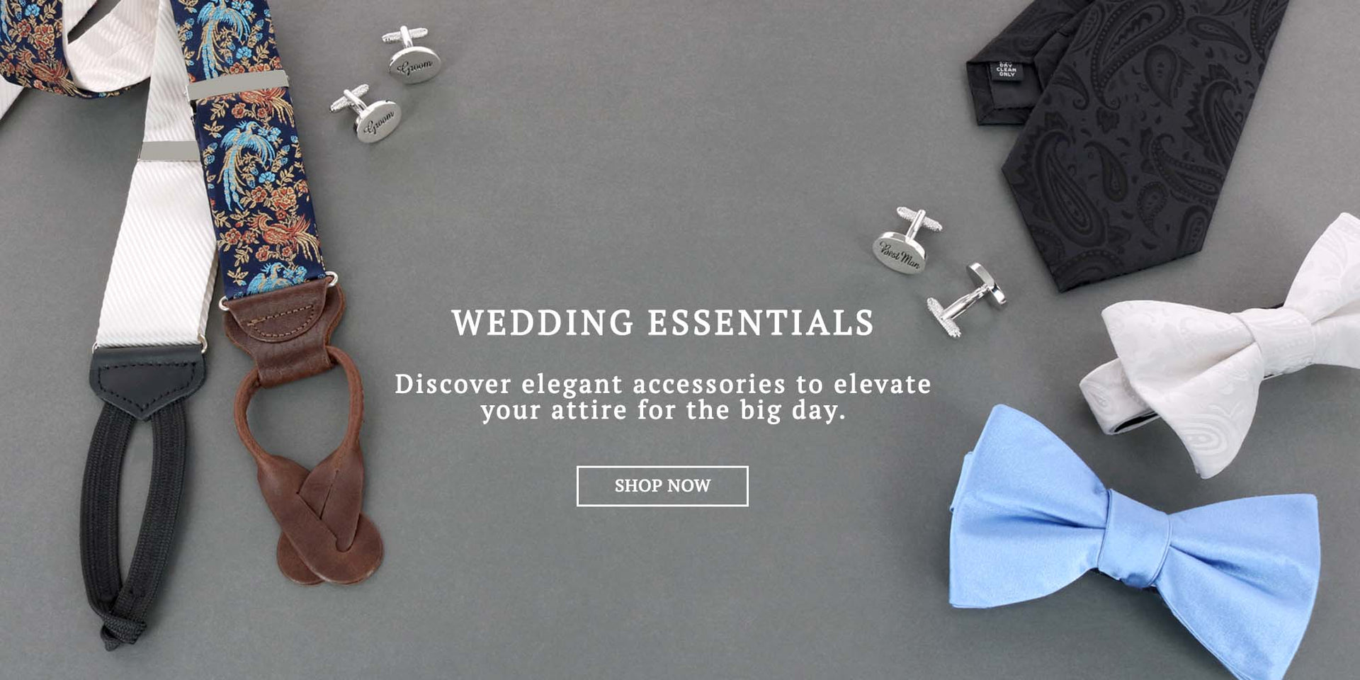 Wedding Essentials. Discover elegant accessories to elevate your attire for the big day. Shop now.