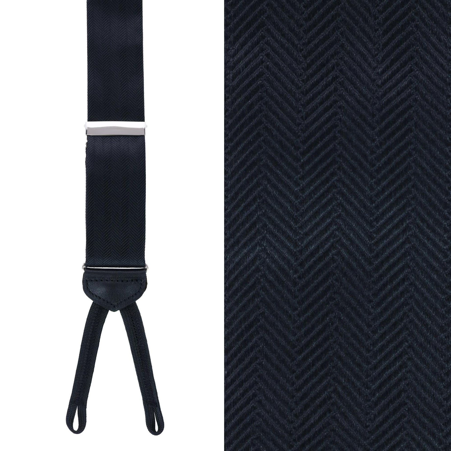 Trafalgar Men's Vert Circular Design Silk Button End Braces