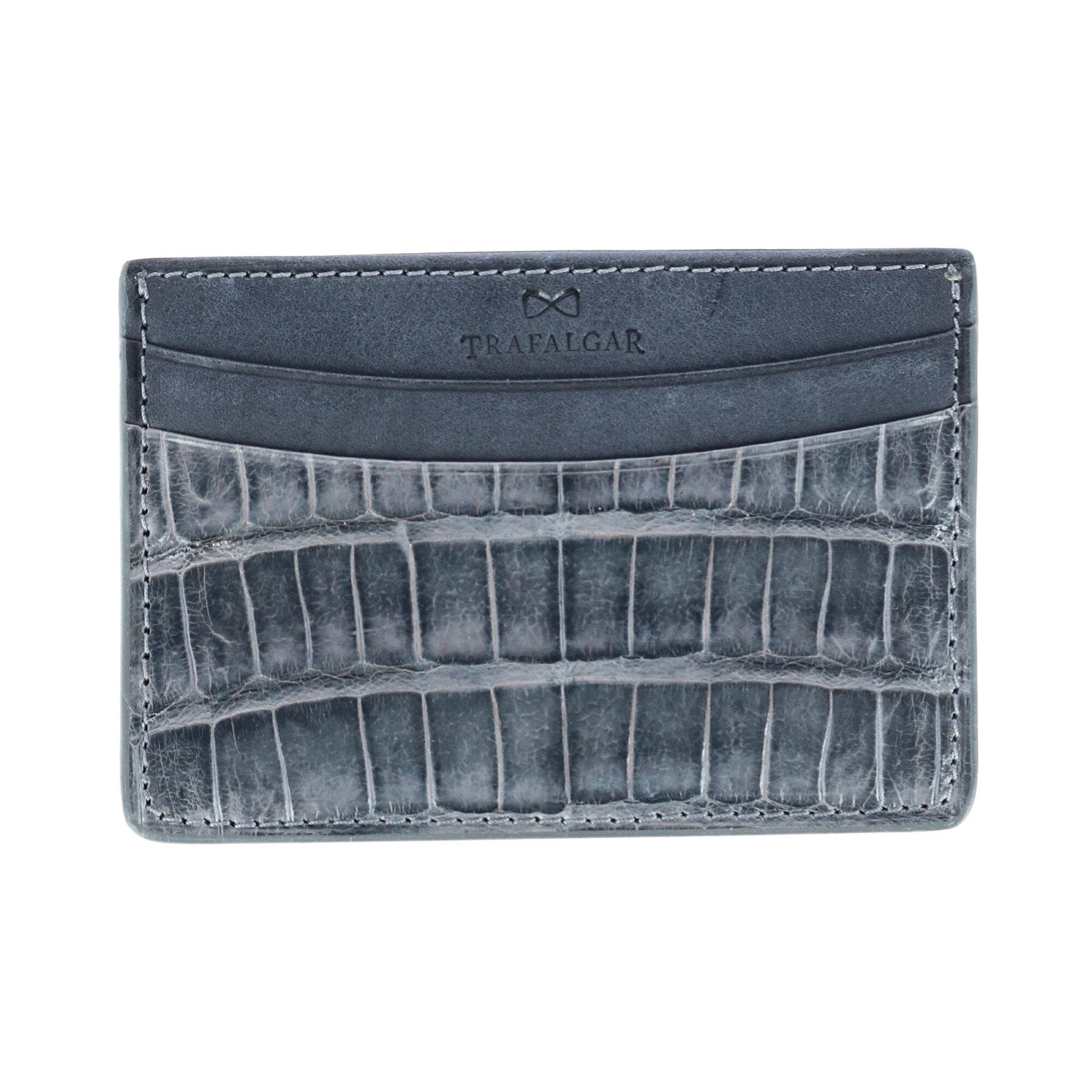T Monogram Contrast Embossed Bi-Fold Wallet: Women's Wallets & Card Cases, Wallets